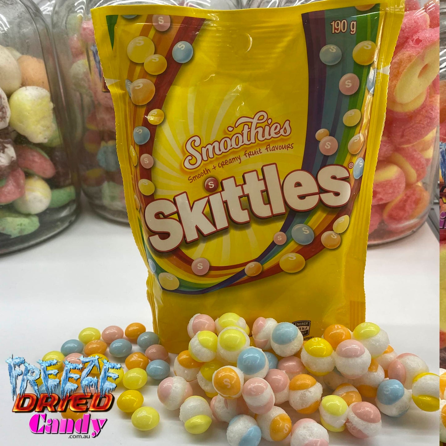 Freeze Dried Skittles - Multi Mix - Freeze Dried Candy Lollies Sweets & Treats