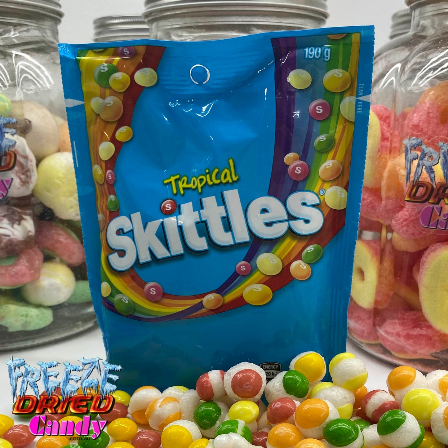 Freeze Dried Skittles - Multi Mix - Freeze Dried Candy Lollies Sweets & Treats