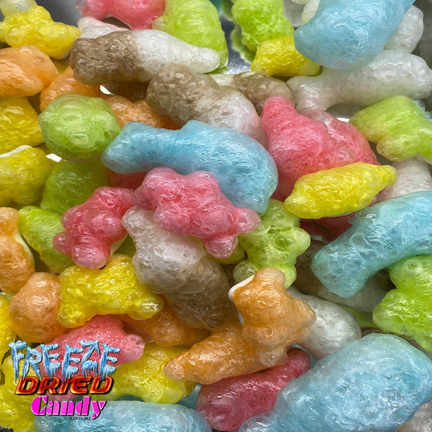 Freeze Dried Gummi Groovy Mix - GF - Freeze Dried Candy Lollies