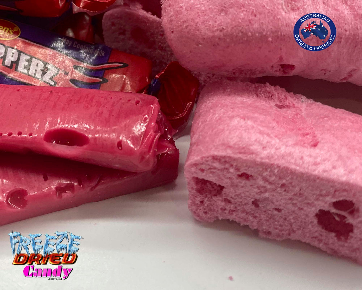 Freeze Dried Red Ripperz - Freeze Dried Candy Lollies Sweets & treats 
