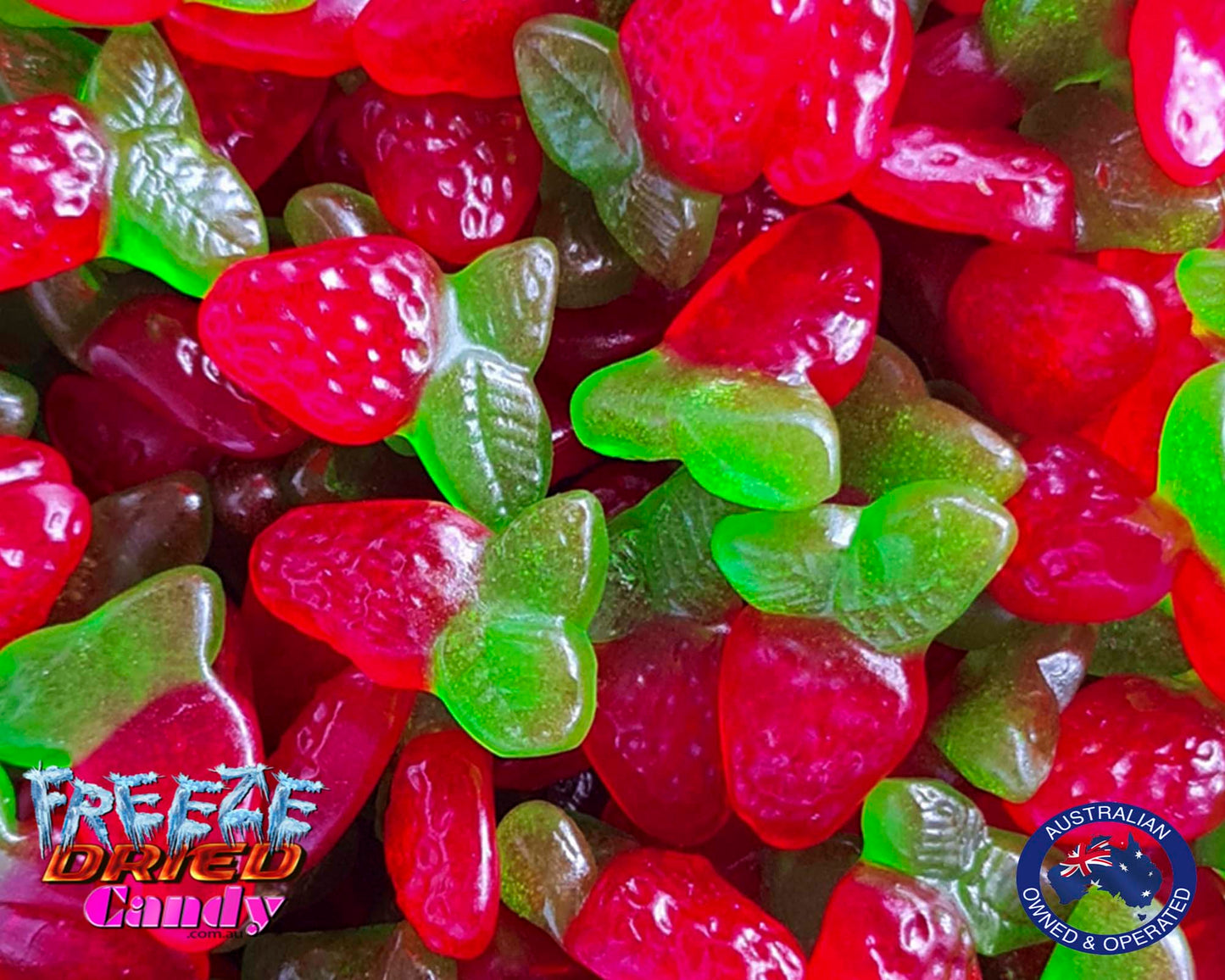 Freeze Dried Strawberries- Freeze Dried Candy Lollies