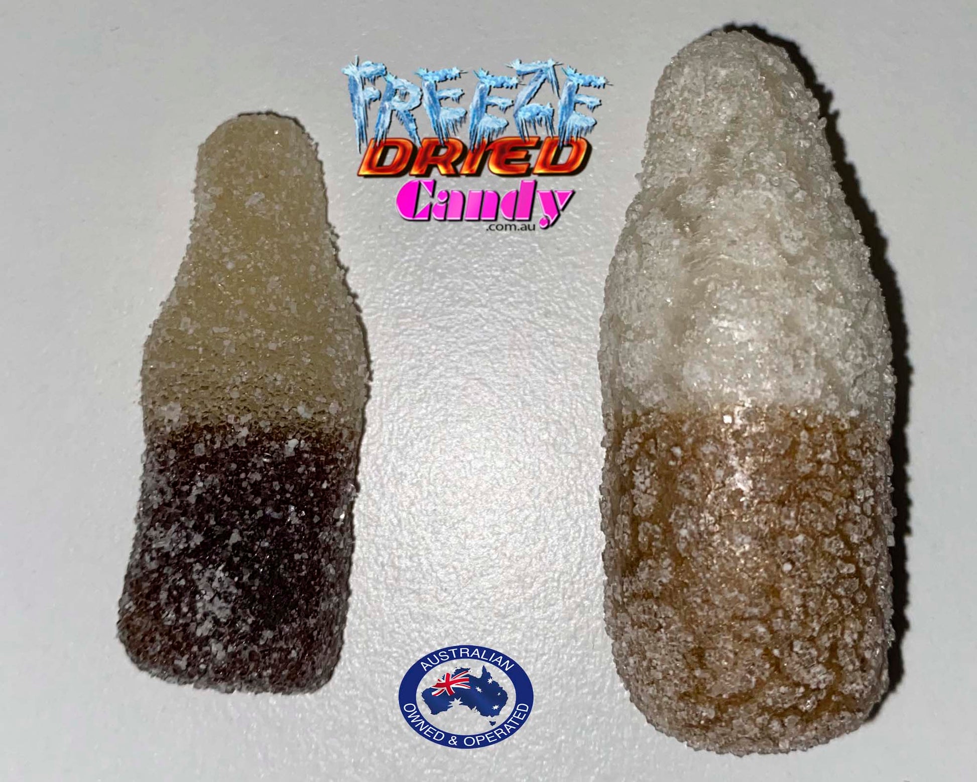 Freeze Dried Cola Coke Bottles - Sour - Freeze Dried Candy Lollies