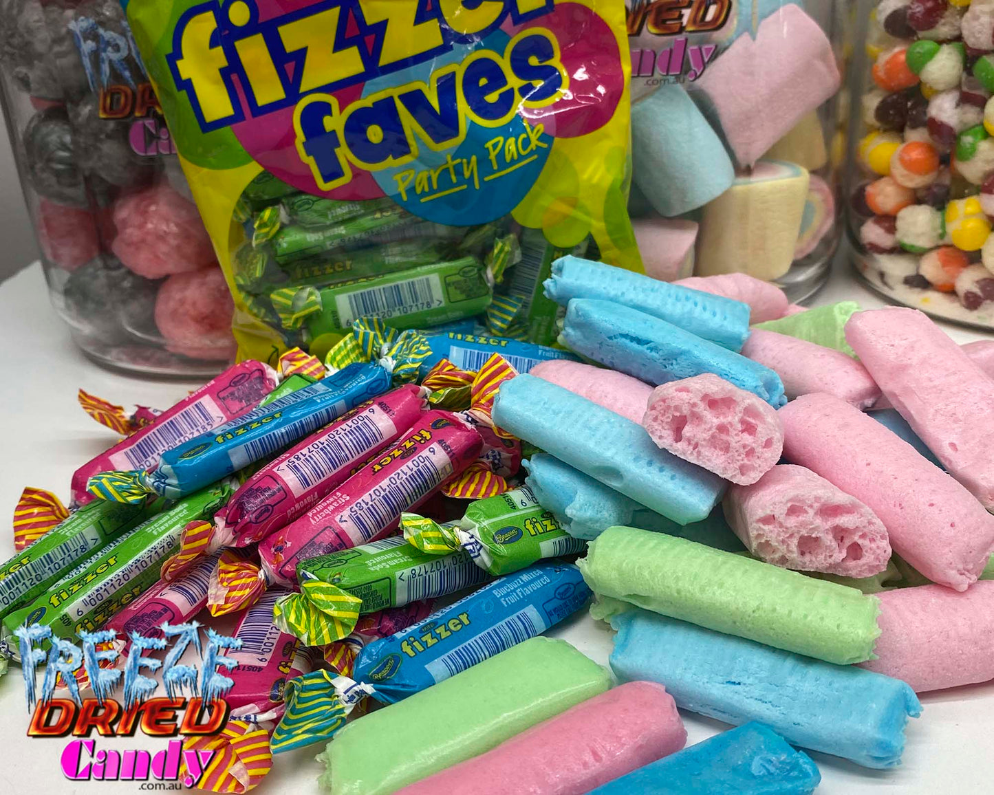 Freeze Dried Fizzer  - Chew Bars - Freeze Dried Candy Lollies Sweets & Treats