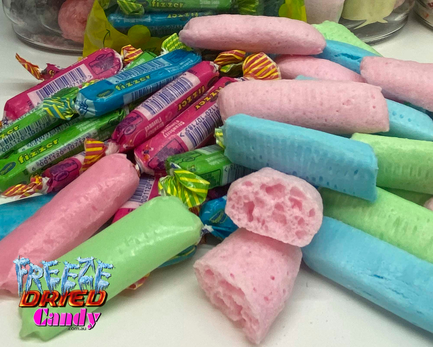 Freeze Dried Fizzer  - Chew Bars - Freeze Dried Candy Lollies Sweets & Treats