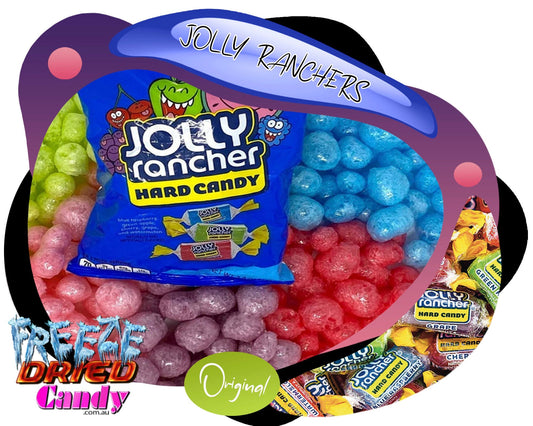 Freeze Dried Jolly ranchers Feeze Dried Candy Lollies Sweets & Ice Cream 