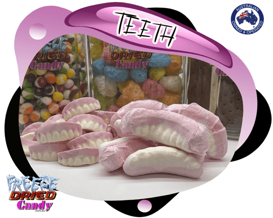 Freeze Dried Teeth (Laughs) - Freeze Dried Candy  Lollies, Sweets, Ice Cream & Treats