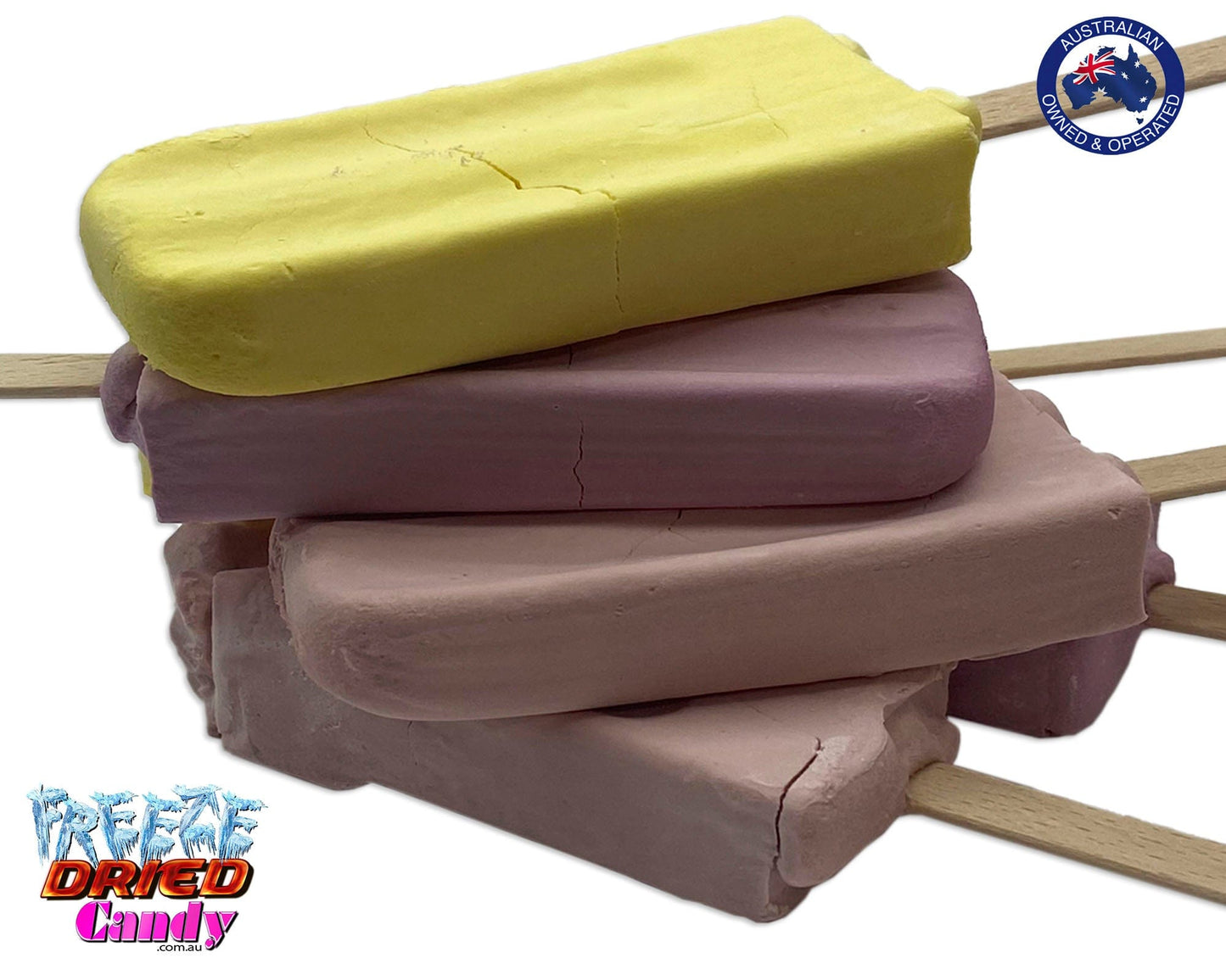  Freeze Dried Yoghurt Pops Freeze Dried Candy Lollies Sweets Treats Ice Cream | Australia