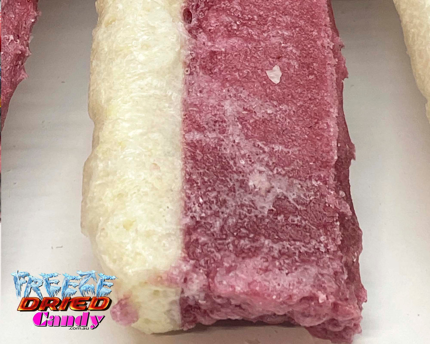 Freeze Dried Ice Cream Weis Bar  - Raspberry & Pomegranate - Freeze Dried Candy Lollies