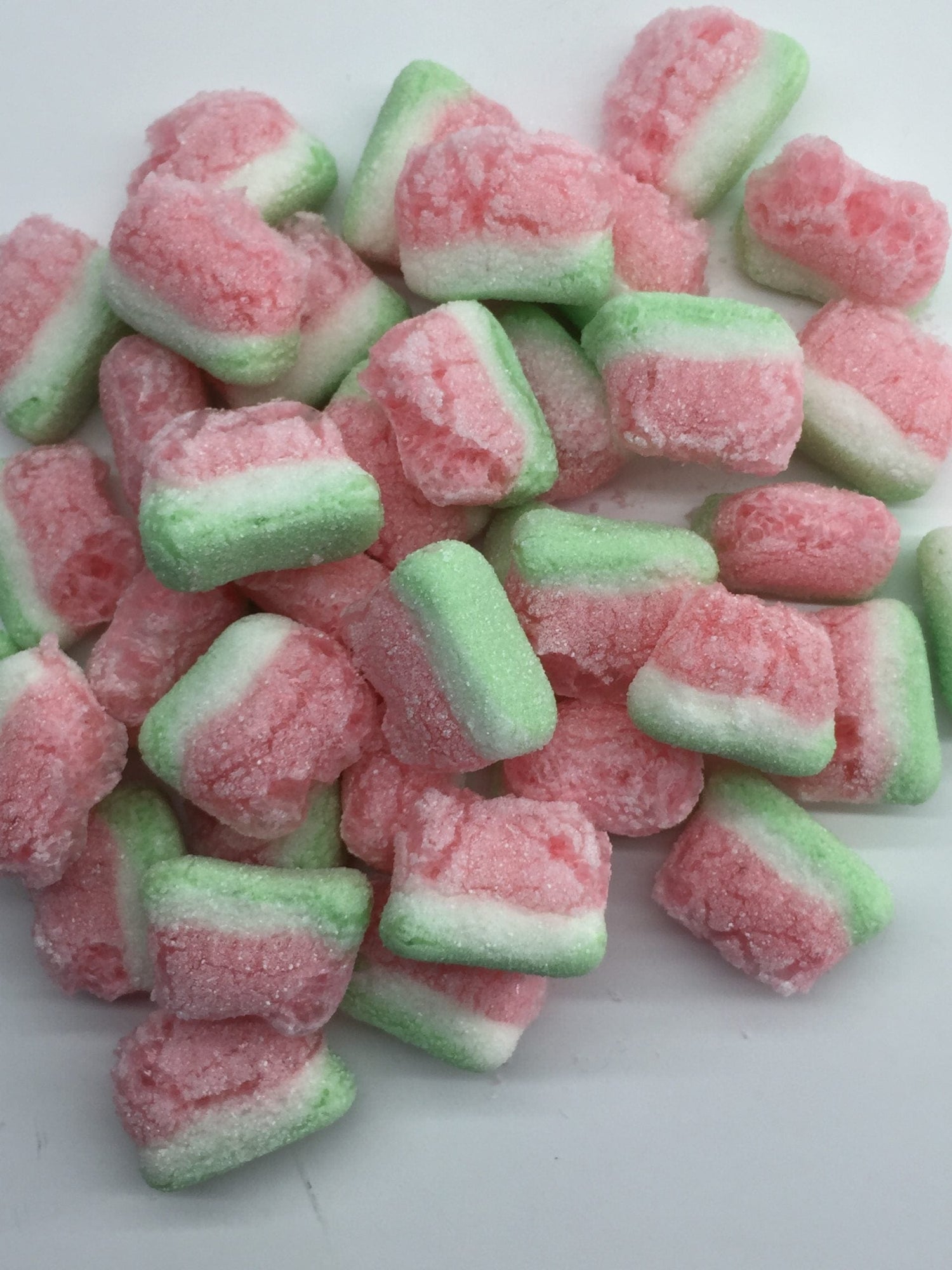 Freeze Dried Watermelon Slices Sour Freeze Dried Candy Lollies